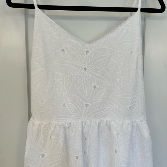 Saks Fifth Avenue white eyelet sundress - Picture 3 of 6